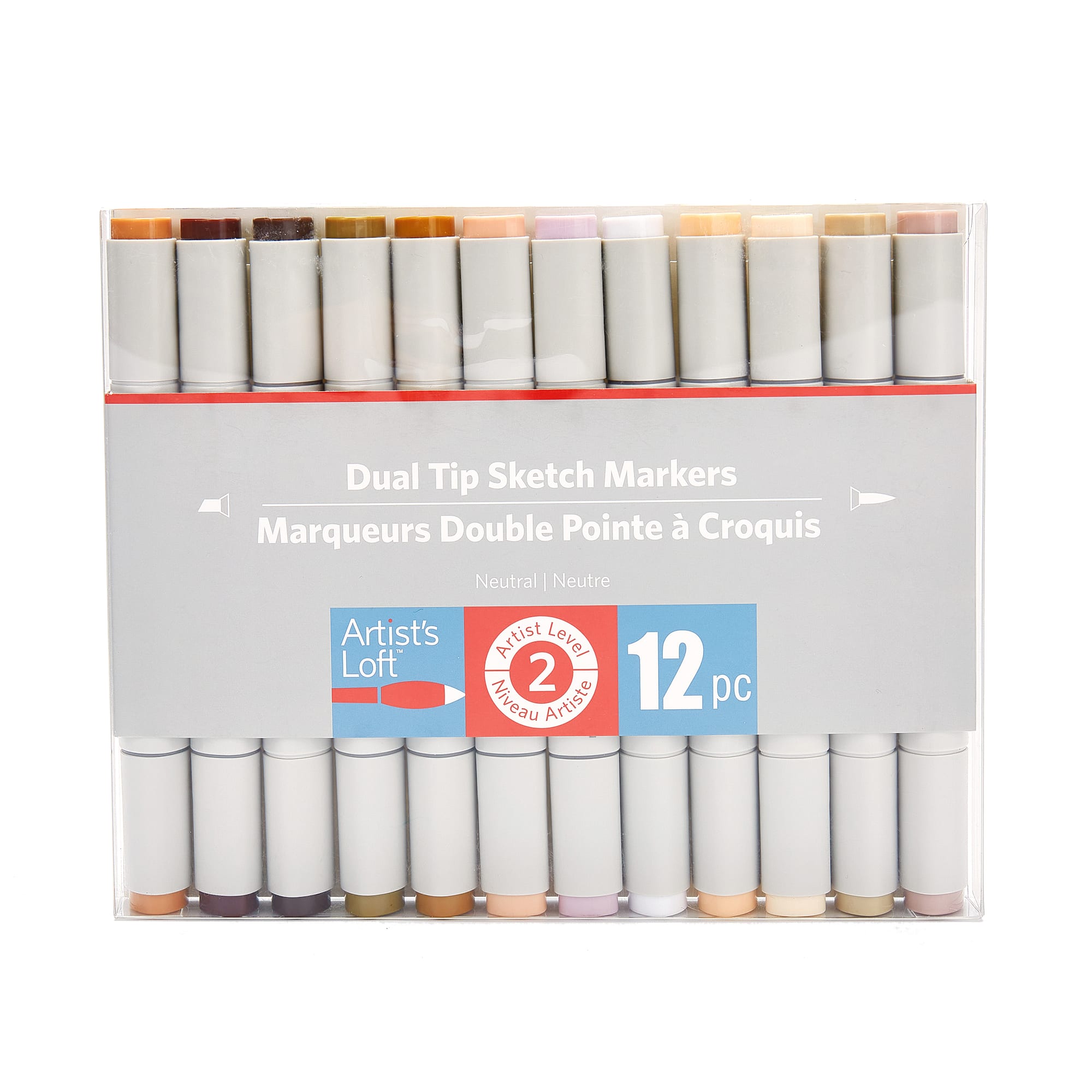 Dual Tip Neutral Sketch Marker Set by Artist's Loft™